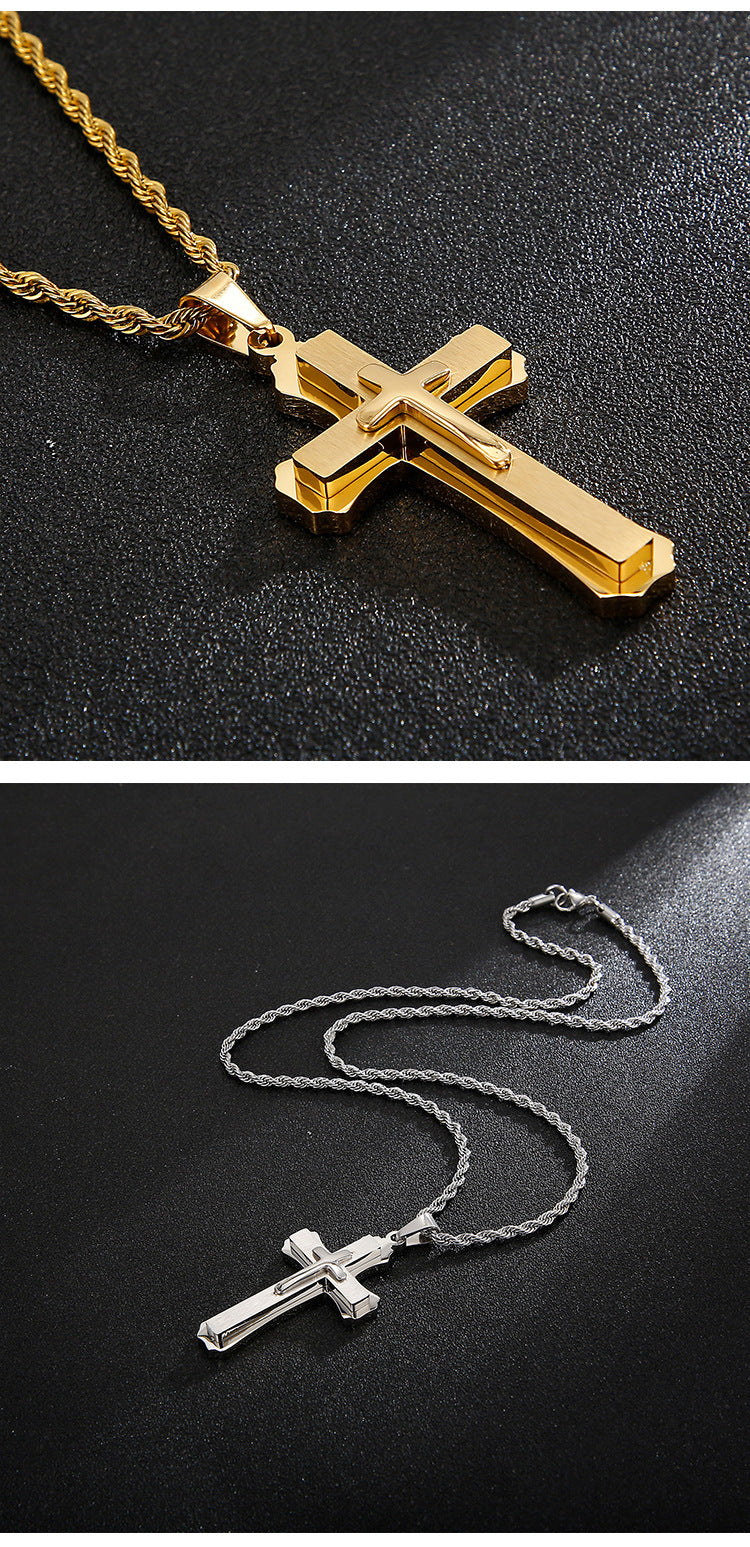 Jewelry: Christian Classic Creative Cross Pendant Necklace