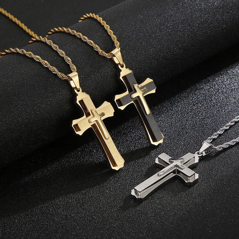 Jewelry: Christian Classic Creative Cross Pendant Necklace