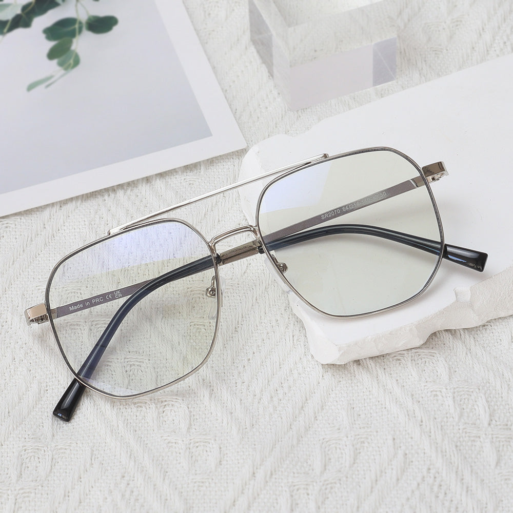 Photochromic Blue Light Blocking Sunglasses & Bag Bundle:  Metro Luxe