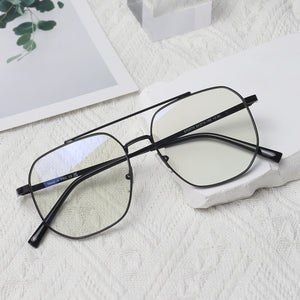 Photochromic Blue Light Blocking Sunglasses & Bag Bundle:  Metro Luxe