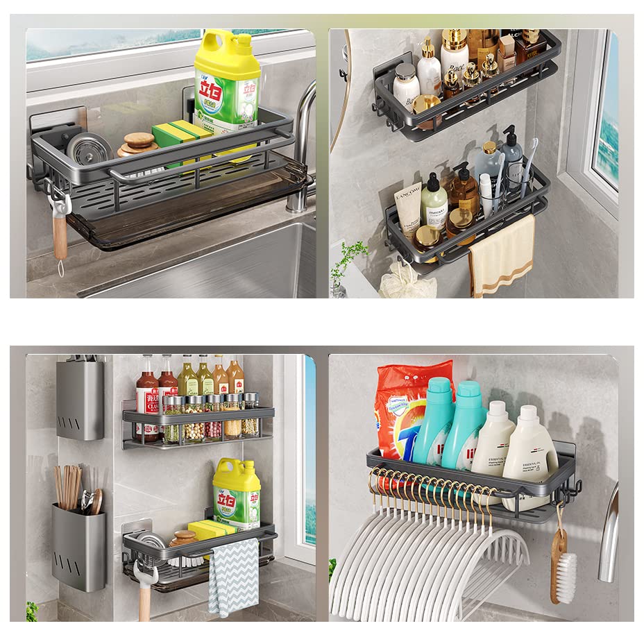 Home: Sink Organizer, Holder, Caddy with Drying Drain for Kitchen & Bathroom