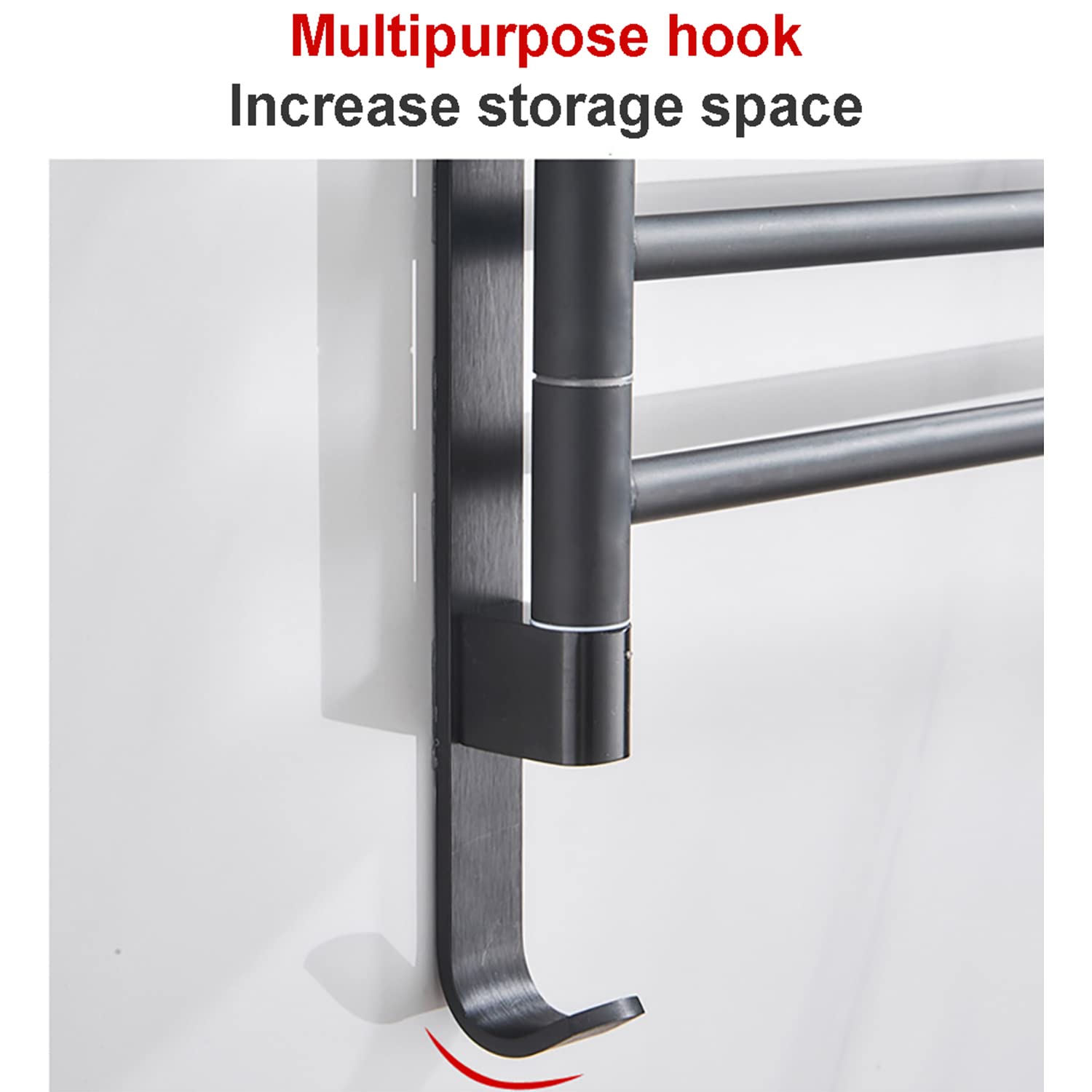 Home: 3 Arm Swivel Towel Rail Organizer for Bathroom, Washing and Kitchen