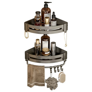 Home: Bathroom Corner Shelf Shower Caddy 2 PCs