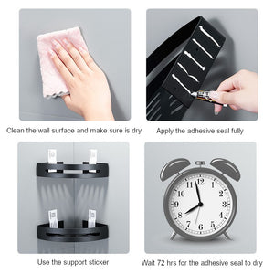 Home: Bathroom Corner Shelf Shower Caddy 2 PCs