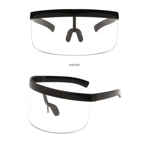 Sunglasses: Oversize Novelty Lens Shield Visor