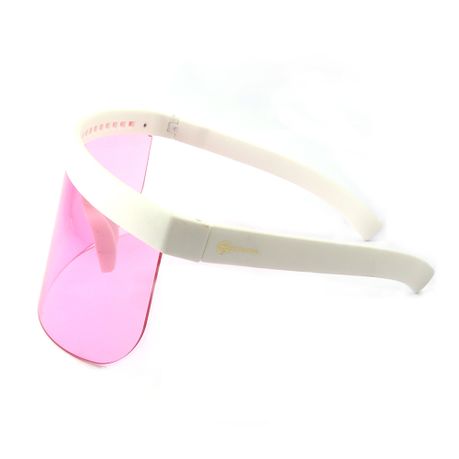Sunglasses: Oversize Novelty Lens Shield Visor