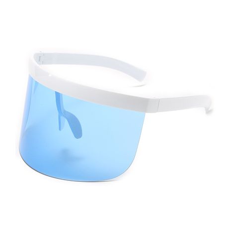 Sunglasses: Oversize Novelty Lens Shield Visor