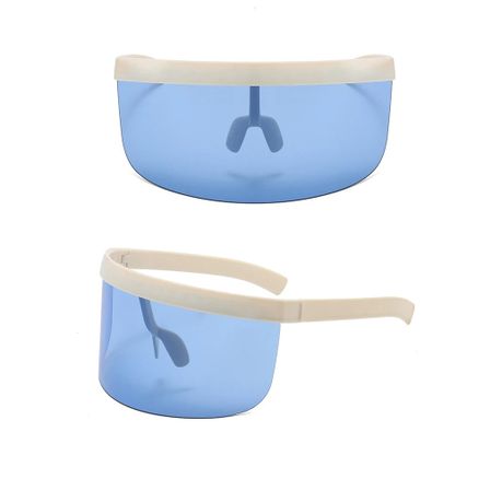 Sunglasses: Oversize Novelty Lens Shield Visor