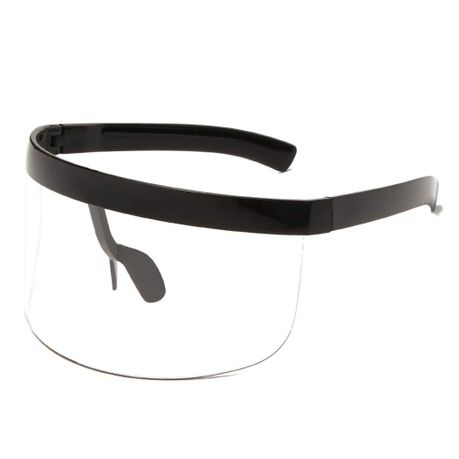 Sunglasses: Oversize Novelty Lens Shield Visor