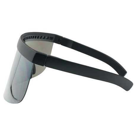 Sunglasses: Oversize Novelty Lens Shield Visor
