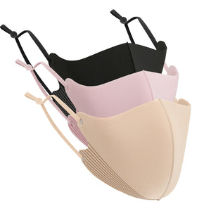 Mask: Ice Cooling Microfibre V-Shape Accentuating Face Masks (3pcs)