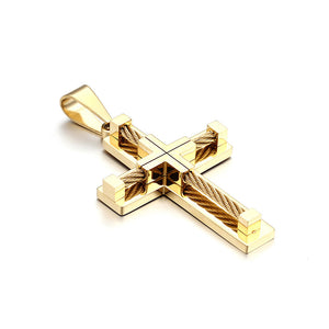 Jewelry: Christian Classic Creative Cross Pendant Necklace V2