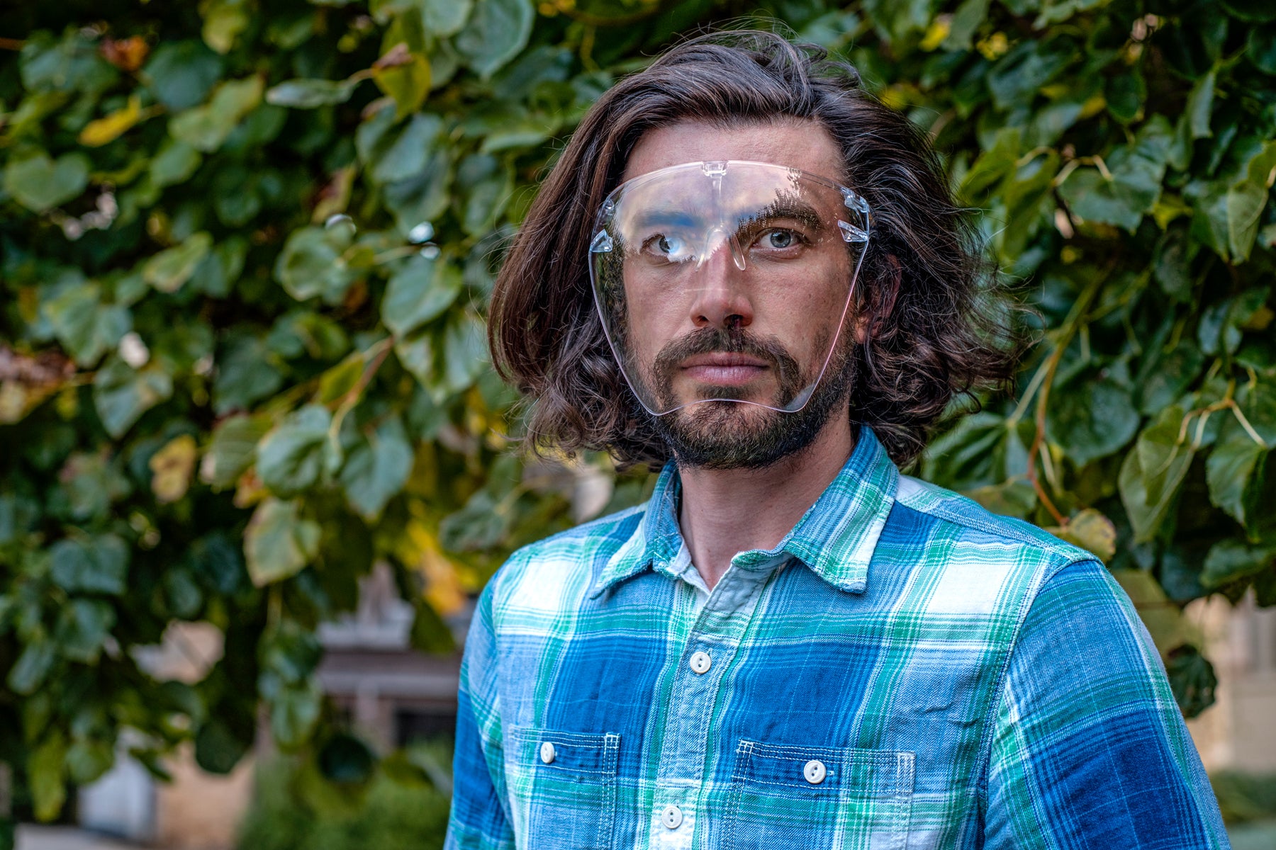 Glasses: Aerodynamic Clear Full Protective Face Shield Multi-Colour