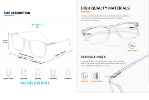 Glasses: Anti-Blue Light Aster Type