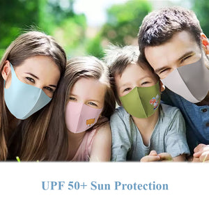 Masks: Kids Ice Cooling Microfibre Washable Cartoon 3D Face Mask (3pcs) KTV3