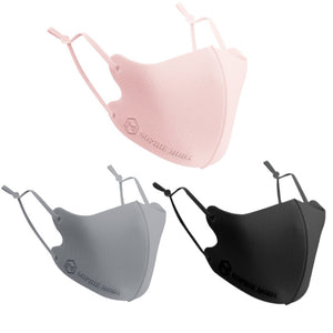 Masks: Kids Nano Silver Cooling Fibre Adjustable 3D Face Mask (3pcs) V6