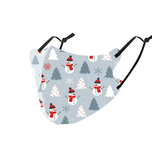 Sophie Moda-Ice Cooling Microfiber X'Mas 3D Mask Type E 1x Adult,1x Kids