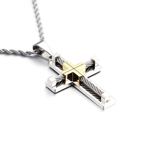 Jewelry: Christian Classic Creative Cross Pendant Necklace V2