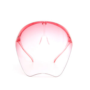 Glasses: Aerodynamic Clear Full Protective Face Shield Multi-Colour
