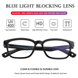 Glasses: Anti-Blue Light Children Fashion Silicone Frame