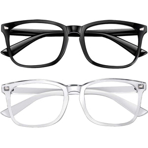 Glasses: Anti-Blue Light Classic Colourful Fashion 2 Pack