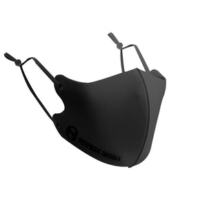 Masks: Nano Silver Cooling Fibre 3D Adjustable Face Mask (3pcs - black) V4B