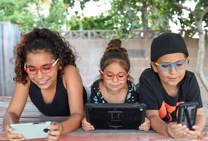 Glasses: Anti-Blue Light Children Fashion Silicone Frame