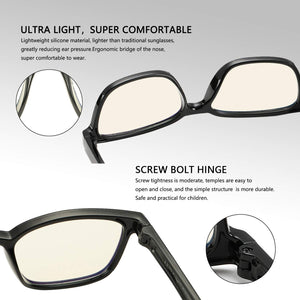 Glasses: Anti-Blue Light Children Fashion Silicone Frame