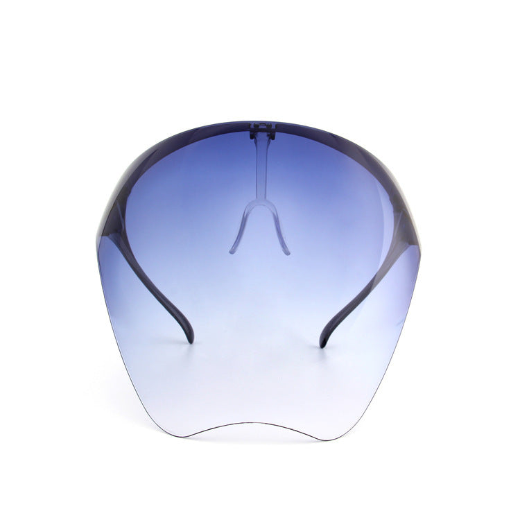 Glasses: Aerodynamic Clear Full Protective Face Shield Multi-Colour