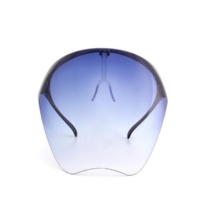 Glasses: Aerodynamic Clear Full Protective Face Shield Multi-Colour